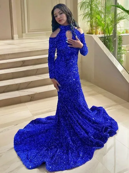 Trumpet/Mermaid High Neck...