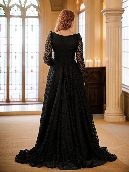 A-line V-Neck Exquisite...