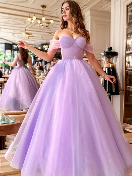 Ball-Gown Elegant Tulle...