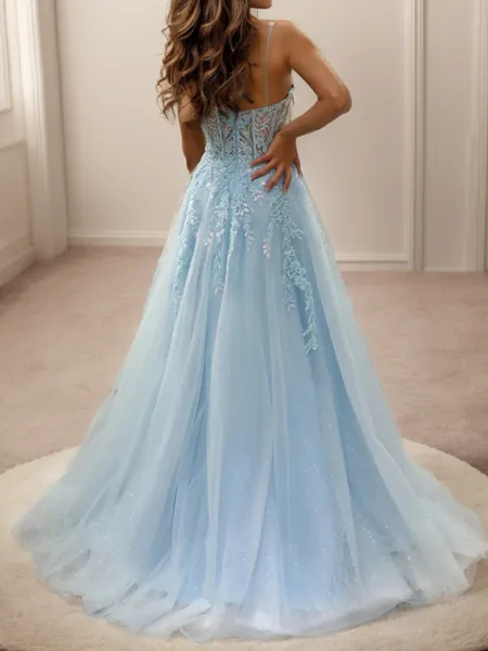 Unique A-line Spaghetti...