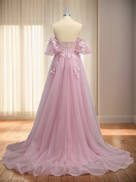 Trendy A-line Sweetheart...