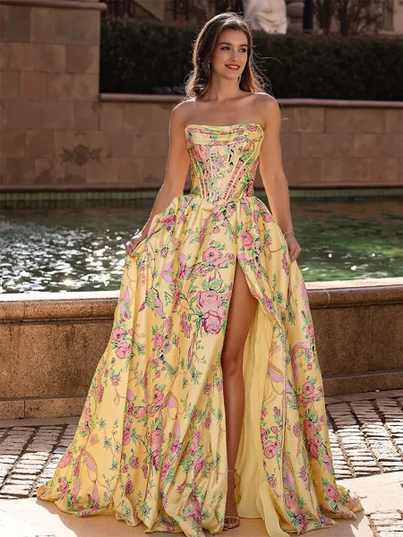 Mesmerizing A-Line Straight...