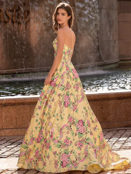 Mesmerizing A-Line Straight...