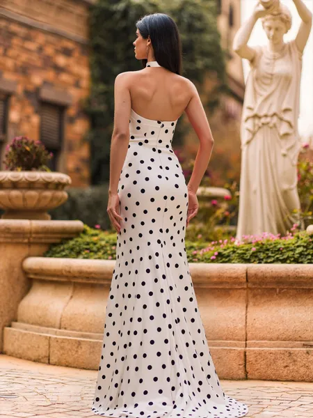 Fashion Sheath Halter...