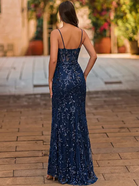 Exquisite Sheath Spaghetti...