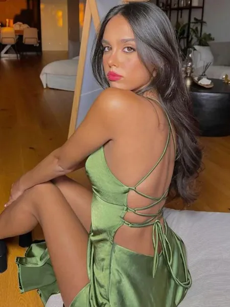 Glamorous Sheath Halter...