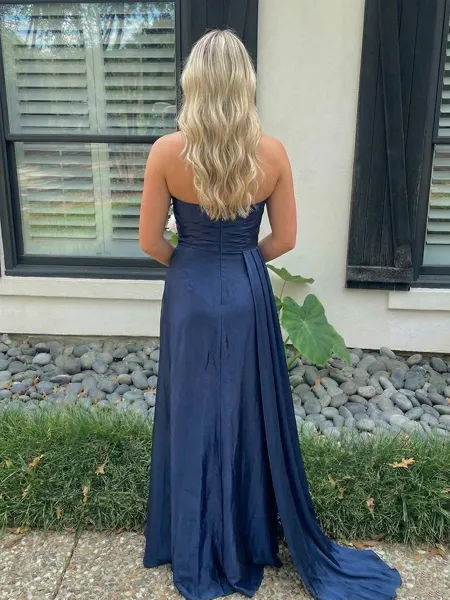 Enchanting A-Line Straight...