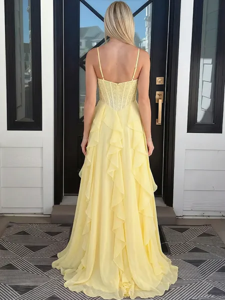 Striking A-Line Spaghetti...