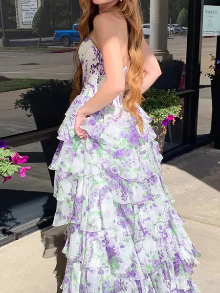 Glamorous A-line Sweetheart...