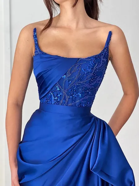 Glamorous Sheath Square...