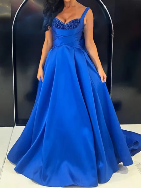 Luxurious A-line Sweetheart...