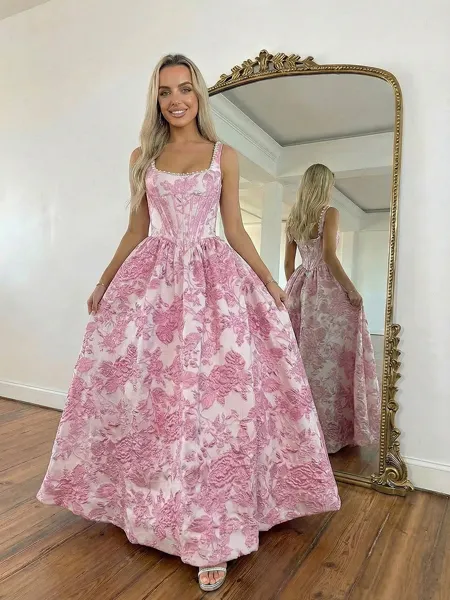 Classy A-line Square...