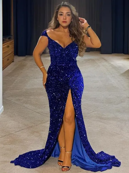 Sheath/Column V-Neck...