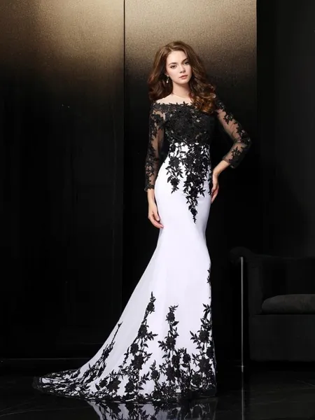 Sheath/Column Scoop Chic...