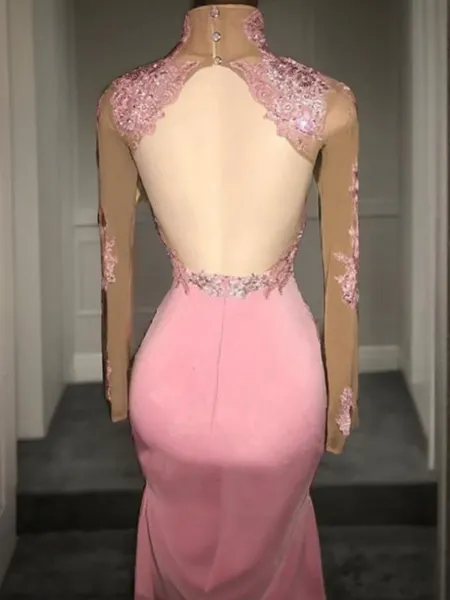 Trumpet/Mermaid High Neck...