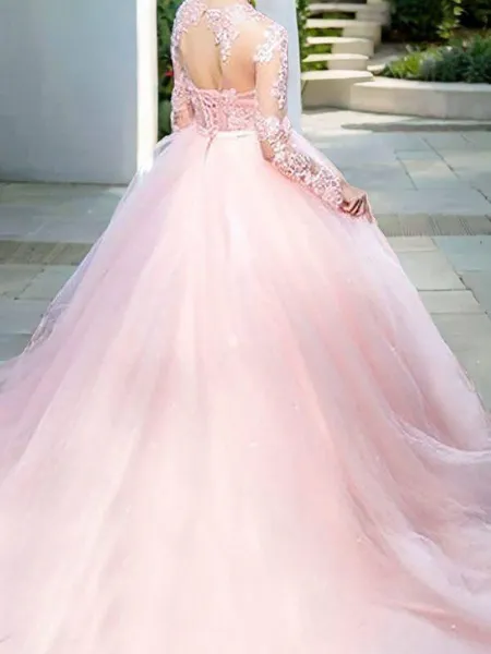 Ball-Gown Jewel Long...