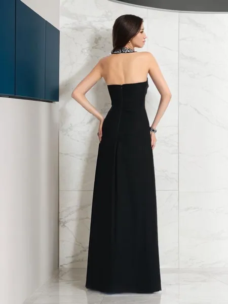 A-line Halter Exquisite...