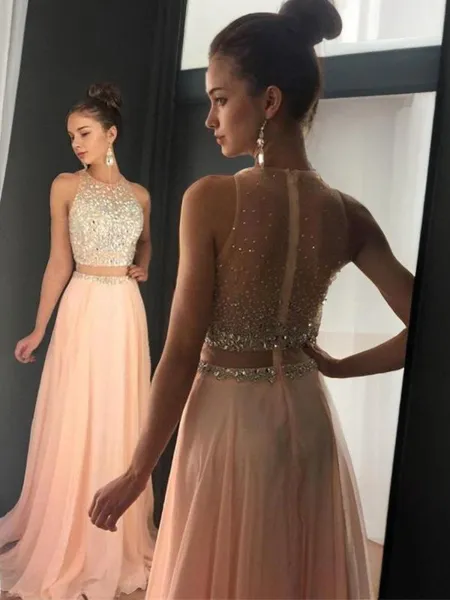 A-line Scoop Sleeveless...