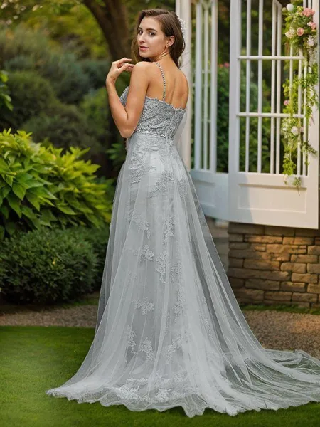 A-line V-Neck Chic...