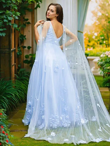 A-line V-Neck Timeless...