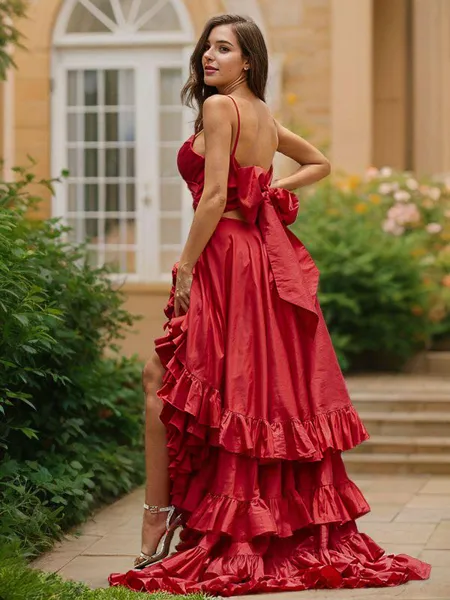 A-line V-Neck Pretty...