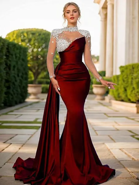 Sheath/Column Glam High...