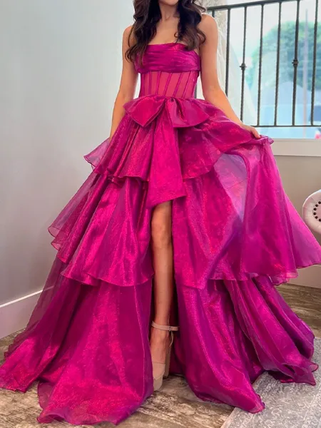 Captivating A-line Straight...