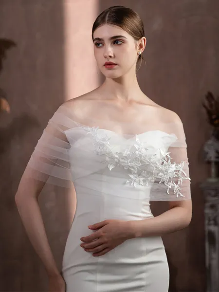 Elegant Tulle With Lace...