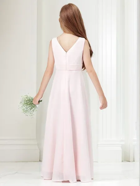 A-line Charming V-Neck...