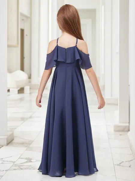 A-line Halter Sleeveless...