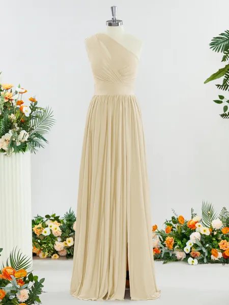 Perfect A-line One-Shoulder...