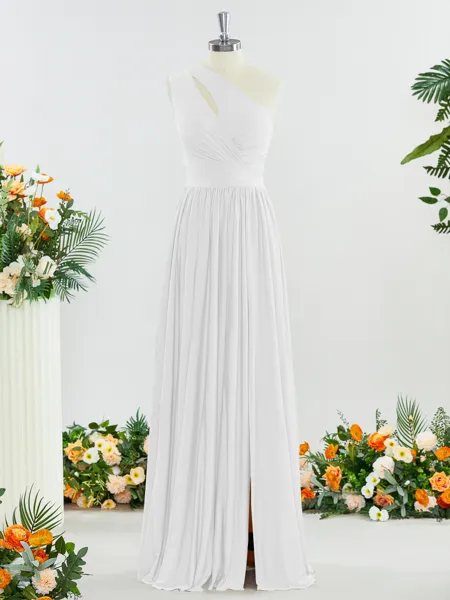 Perfect A-line One-Shoulder...