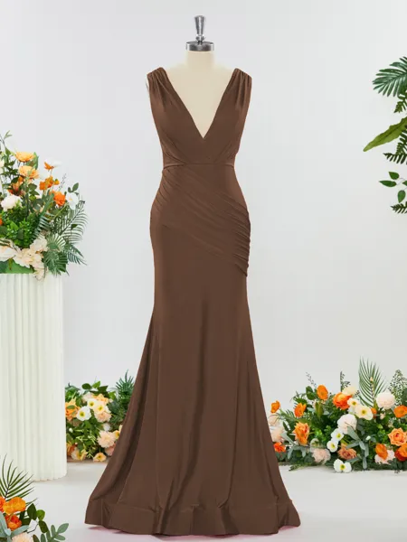 Trumpet/Mermaid Glam V-neck...