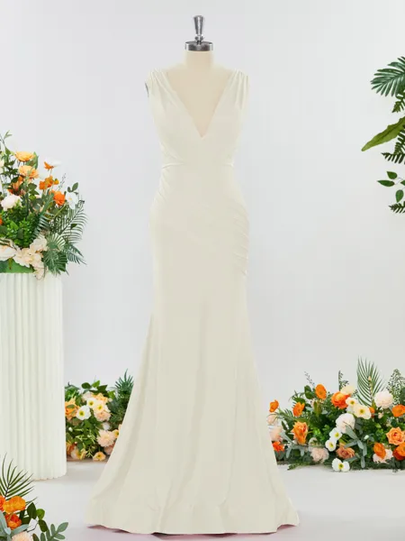 Trumpet/Mermaid Glam V-neck...