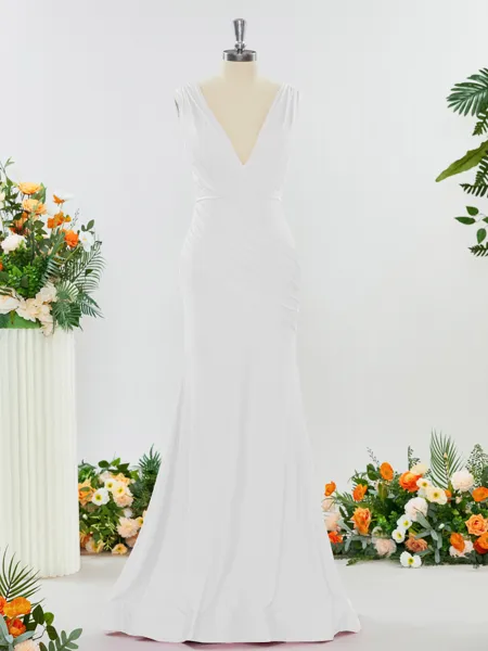 Trumpet/Mermaid Glam V-neck...