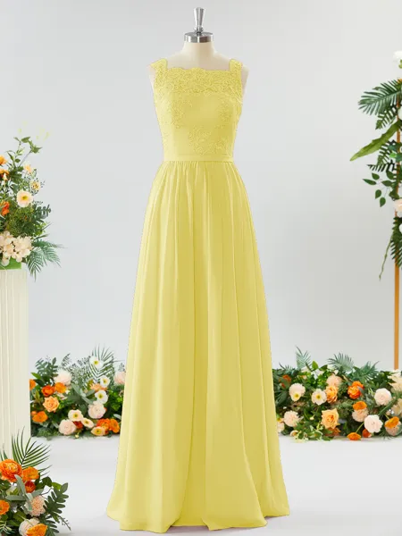 A-line Square Charming...