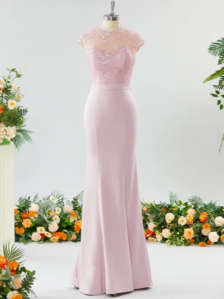 Trumpet/Mermaid High Neck...