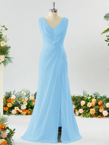 Exquisite A-line V-neck...