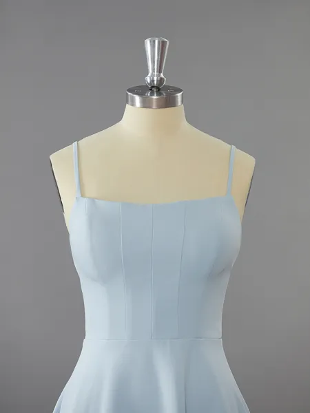 A-line Spaghetti Straps...