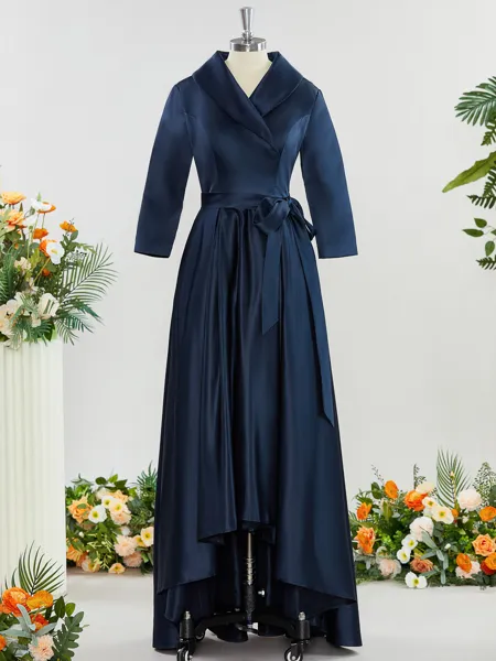 A-line Sophisticated V-neck...