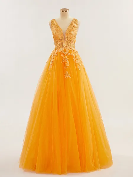 Chic A-line V-Neck...