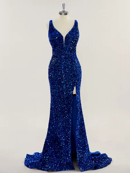 Sheath/Column V-Neck...