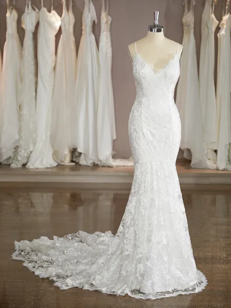 Sheath/Column V-Neck...