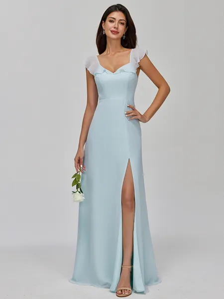 Charming A-line Square...