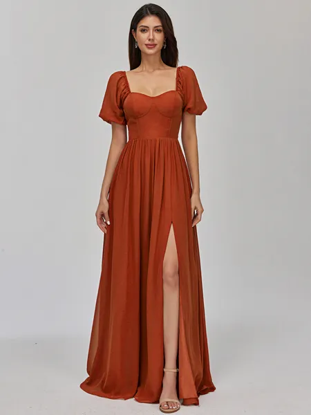 Sophisticated A-line Square...