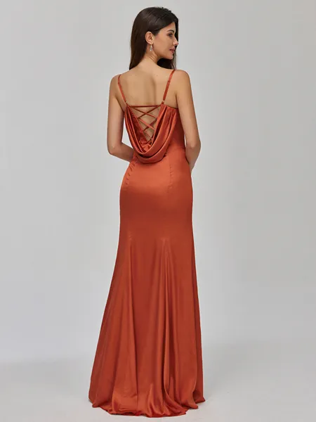 Classy Sheath Cowl Pleated...