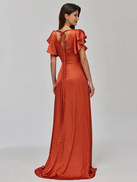 Chic A-line V-Neck Short...