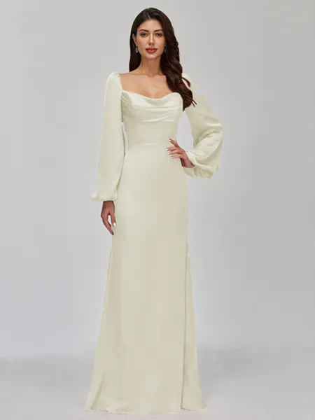 Glamorous Sheath Cowl Long...