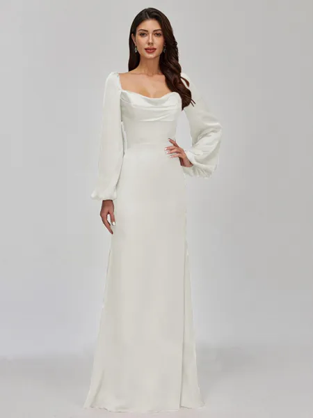 Glamorous Sheath Cowl Long...