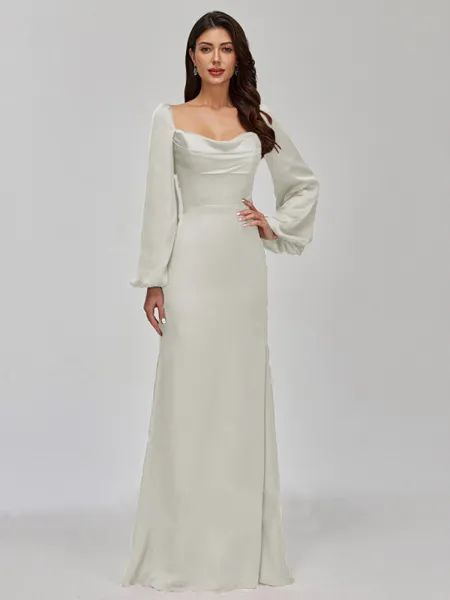 Glamorous Sheath Cowl Long...